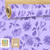 Sydney Natural Kraft Paper with Lilac Print (0.79 x 40m) Sydney Natural Kraft Paper with Lilac Print (0.79 x 40m)