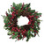 Traditional Green/ Red Xmas Wreath - 55cm Traditional Green/ Red Xmas Wreath - 55cm