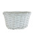 Deluxe White Oval Basket