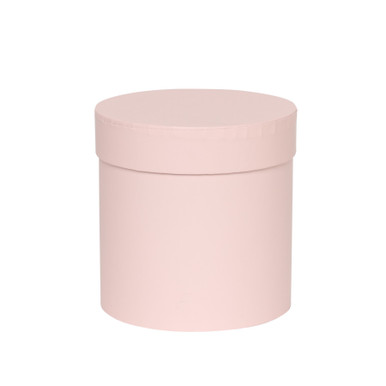 Soft Pink Hat Box - D13 x H14cm - Interflora Marketplace