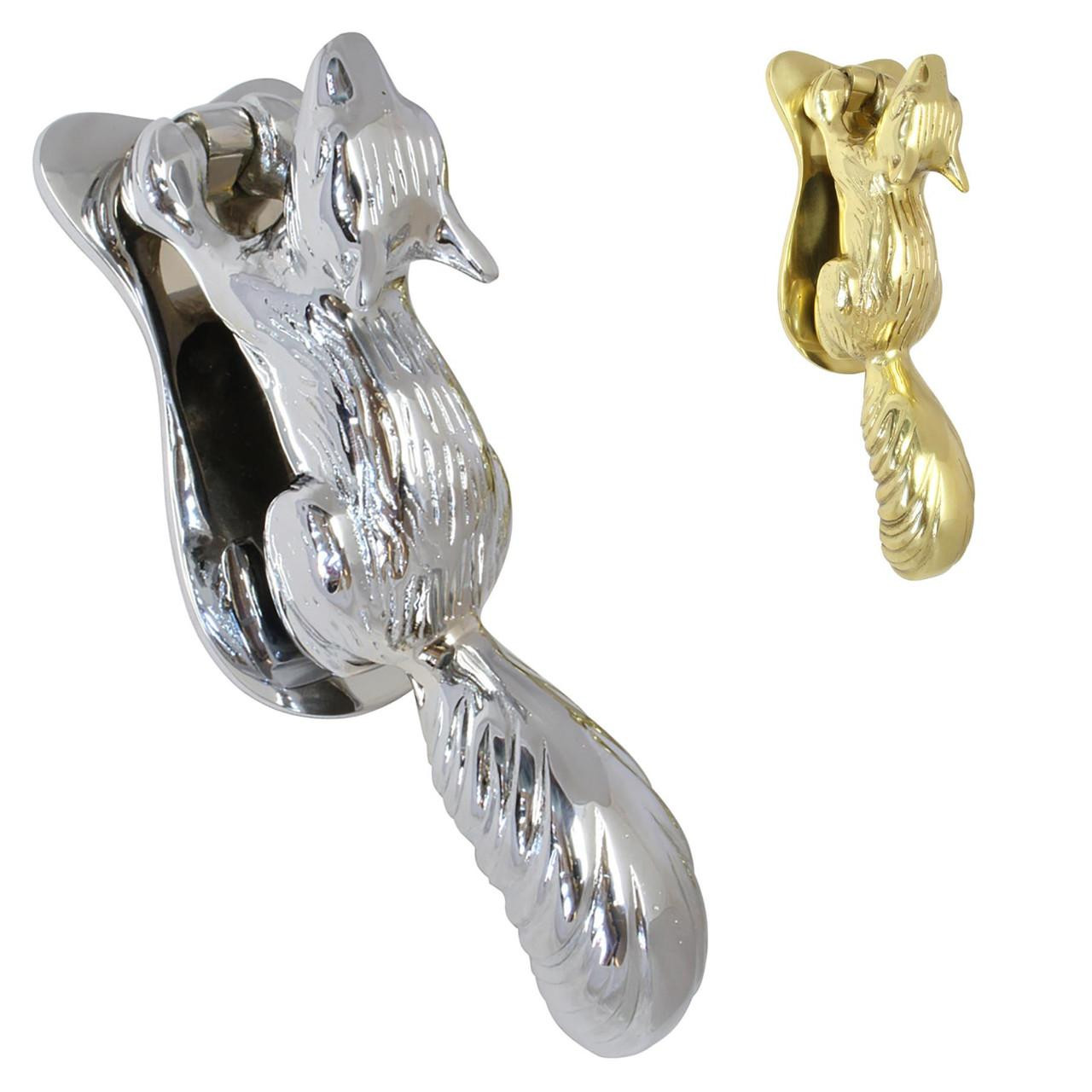 Prima Squirrel Solid Brass Heavy Duty Door Knocker - JCP Hardware