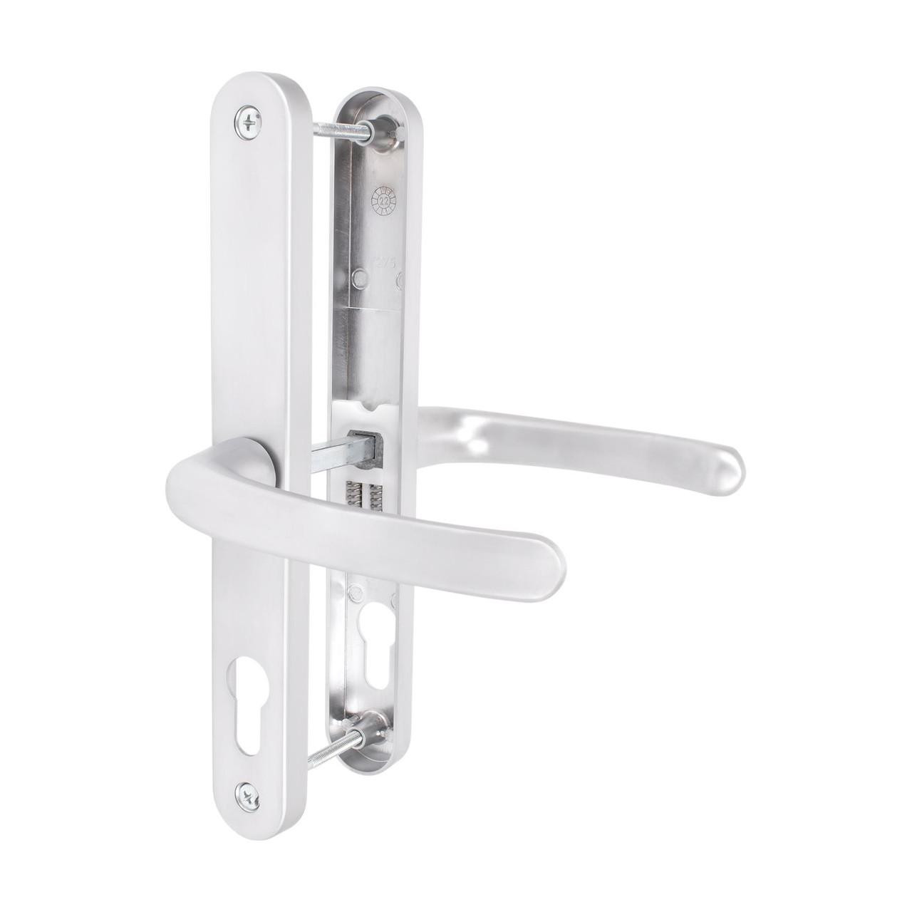 その他 PSA10GUNDAM #008 RESOURCE COMMON+5595 TSS UPVC Door Handle Pair 68mm PZ 215mm Fixings - JCP Hardware