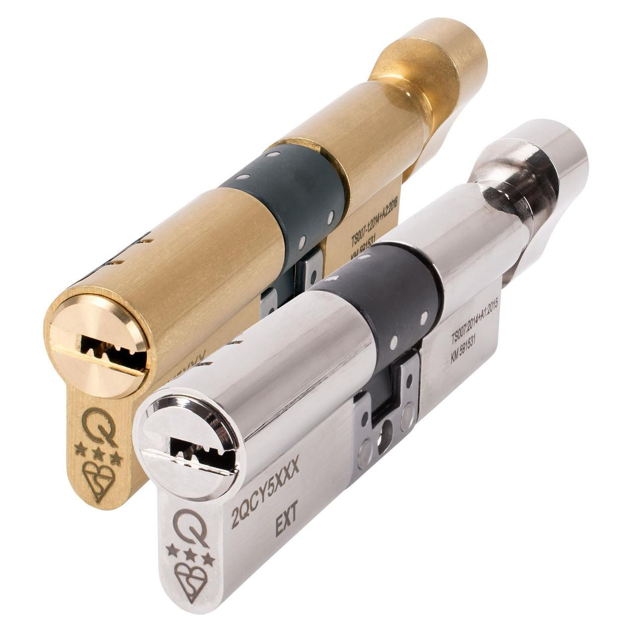 GreenteQ Orion 3 Star Thumb Turn Anti Snap Euro Cylinder UPVC Front ...