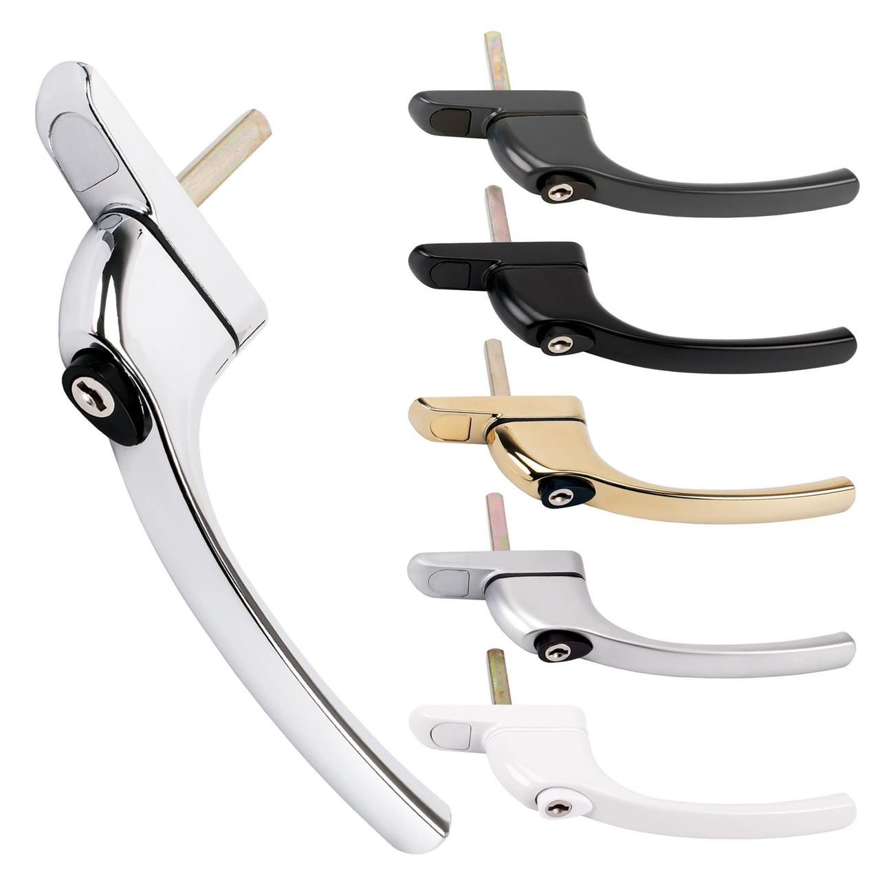 greenteQ Alpha Inline Espag UPVC Window Handle - JCP Hardware