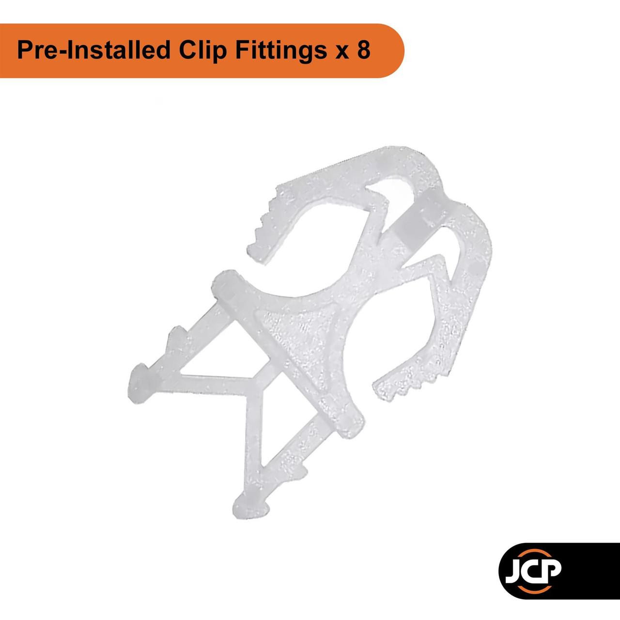 Titon Trickle Vent XS13/XC13 4000EA - White Clip Fix Kit