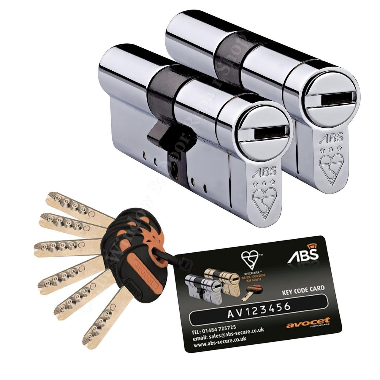 Avocet ABS MK3 Ultimate 3 Star Keyed Alike Pair Anti Snap Euro
