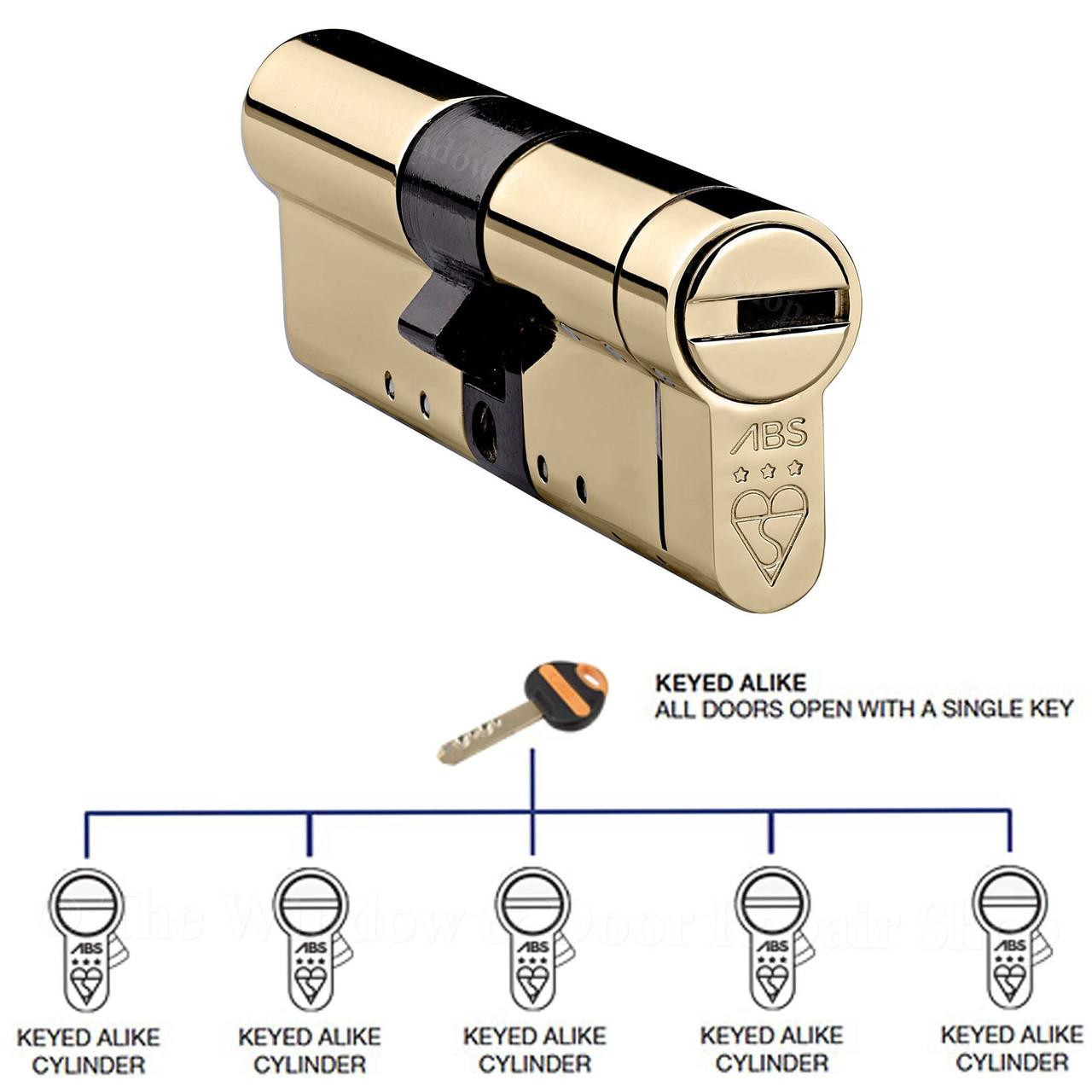 Avocet ABS MK3 Ultimate 3 Star KA Keyed Alike Anti Snap Euro