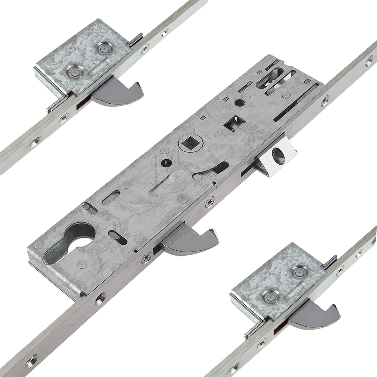 Replacement Door Lock Kit - Euro Profile 2 Hook 2 Roller