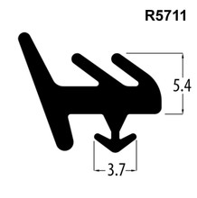 R5711 E Gasket UPVC Window Door Double Glazing Rubber Seal