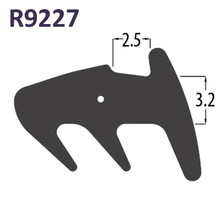 R9227 Black PVC Reddiglaze Wedge E Type Gasket UPVC Window Door Double Glazing Rubber Seal