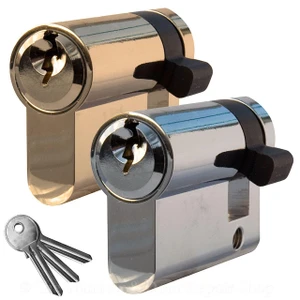 Half euro cylinder lock