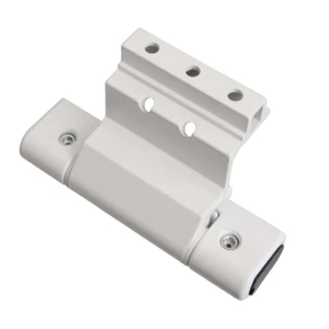 Mila pendulum rebated uPVC door butt hinge, white