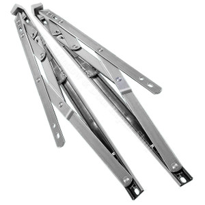 Restricted uPVC window friction stay