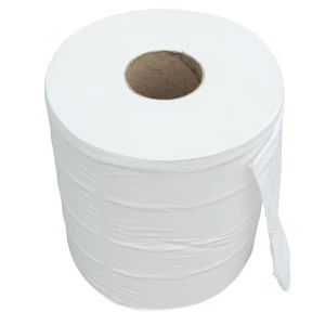 Large white cleaning paper roll