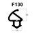 Extrudaseal F130 Flipper Gasket UPVC Window Door Double Glazing Rubber Seal Extrudaseal F130 Flipper Gasket UPVC Window Door Double Glazing Rubber Seal