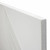  JCP White UPVC Flat Half Door Panel for Double Glazed Doors - 750mm x 750mm 
