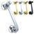 Prima Hardware Scroll Door Knocker Solid Brass Bolt Through Fix 145mm High for uPVC Doors Prima Hardware Scroll Door Knocker Solid Brass Bolt Through Fix 145mm High for uPVC Doors