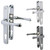 Fab & Fix UPVC Door Handle Pair 92mm PZ 211mm Fixing Centres Fab & Fix UPVC Door Handle Pair 92mm PZ 211mm Fixing Centres