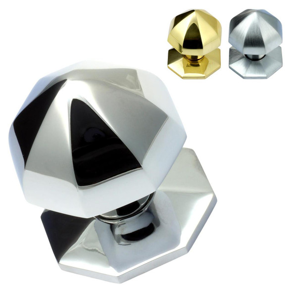 Prima Hardware Prima Umbrella Centre Pull Door Knob 2.36" 60mm  Heavy Duty Solid Brass