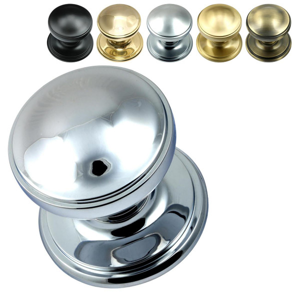 Prima Hardware Prima Princess Centre Pull  Door Knob  2.8" 73mm Heavy Duty Solid Brass