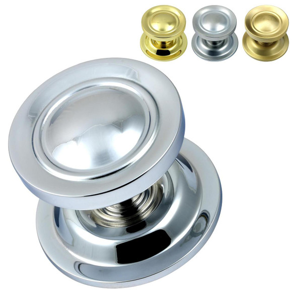Prima Hardware Prima Victorian Centre Pull Door Knob 3.19" 81mm Heavy Duty Solid Brass