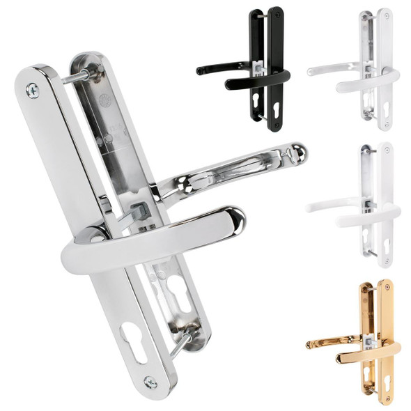 TSS UPVC Door Handle Pair 70PZ 215mm Fixings - JCP Hardware