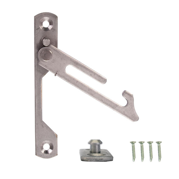 Fab & Fix UPVC Casement Window Restrictor Steel Concealed Safety Catch 9.5mm Stack Fab & Fix UPVC Casement Window Restrictor Steel Concealed Safety Catch 9.5mm Stack