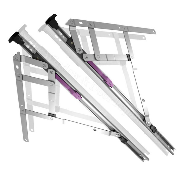 Cotswold Architectural Products uPVC Window Hinge Egress Fire Escape Easy Clean Cotswold Sinidex Friction Stay Pair
