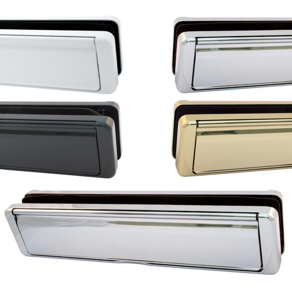 Fab & Fix 12" Door Letter Box Set Heavy Duty Metal Set for Composite, uPVC Wood Fab & Fix 12" Door Letter Box Set Heavy Duty Metal Set for Composite, uPVC Wood