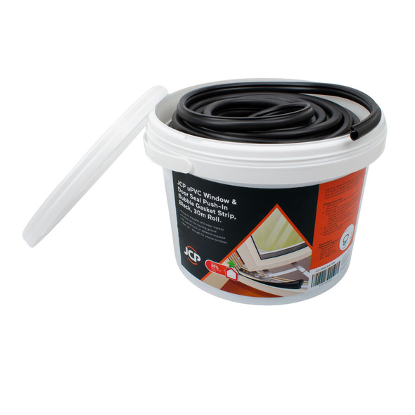 JCP uPVC Window & Door Replacement Bubble Gasket Seal 8 x 9mm 30m Tub