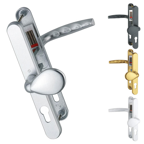 Hoppe Atlanta UPVC Door Handle Pair 92mm 62mm PZ 215mm Fixings Lever Pad