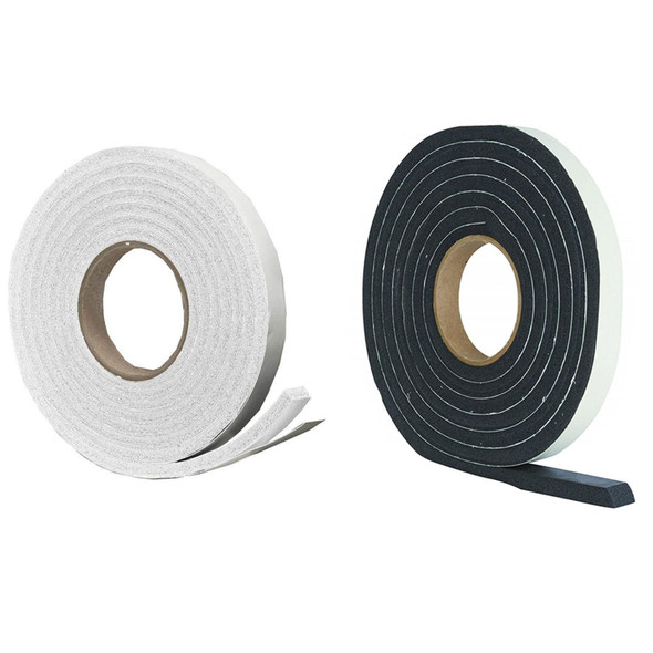  Stormguard Rubber Foam Jumbo Self Adhesive Draught Excluder Weatherstrip 3.05m 