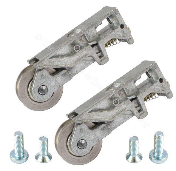 TSS Pair SRZ S Patio Door Steel Rollers 32mm Wheels Sliding Doors Zinc Cartridge