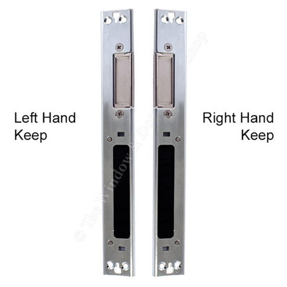 Avocet Trivalent Universal Door Latch & Deadbolt Plate Centre Keep Avocet Trivalent Universal Door Latch & Deadbolt Plate Centre Keep