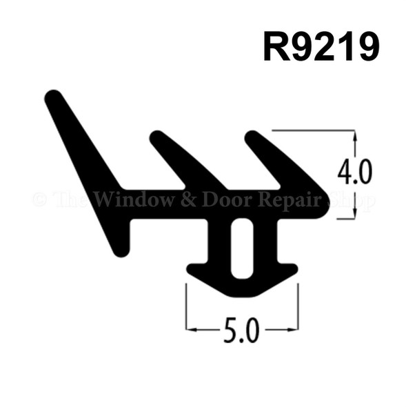 Reddiplex R9219 Black E Gasket UPVC Window Door Double Glazing Rubber Seal