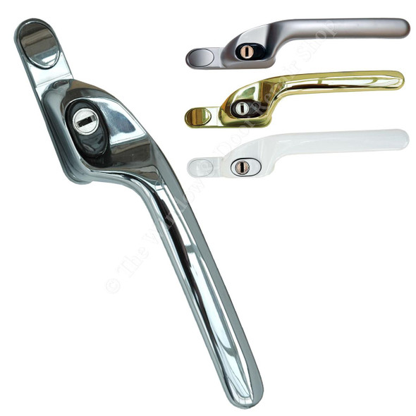 Fab & Fix Connoisseur Aficionado Cranked Espag UPVC Window Handle Fab & Fix Connoisseur Aficionado Cranked Espag UPVC Window Handle