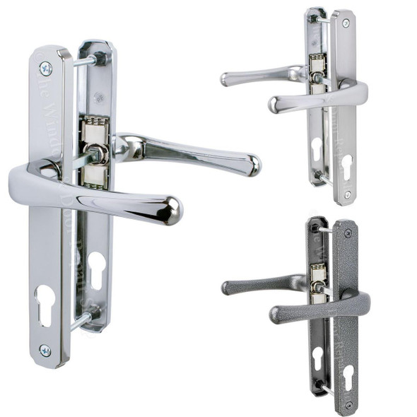 Fab & Fix UPVC Door Handle Pair 92mm PZ 211mm Fixing Centres