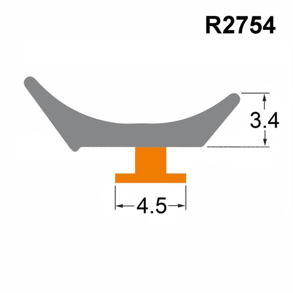 Reddiplex R2754 Black E Gasket UPVC Window Door Double Glazing Rubber Seal