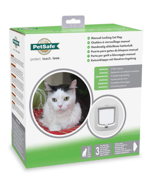 PetSafe Staywell Petsafe Manual Locking Cat Flap White