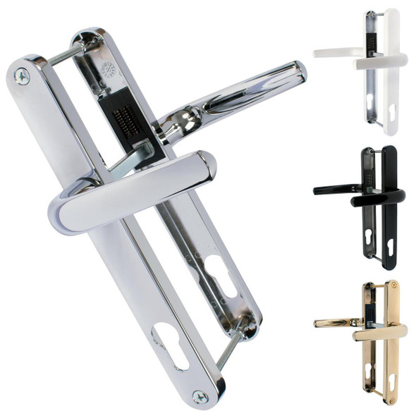 Mila Hero UPVC Door Handle Pair 92mm PZ 211mm Fixings