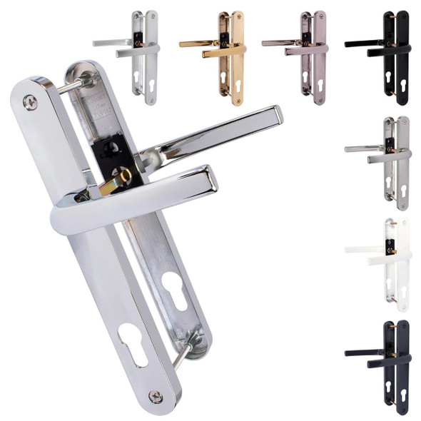 Avocet Pioneer Plus UPVC Door Handle Pair 92mm PZ 215mm Fixings
