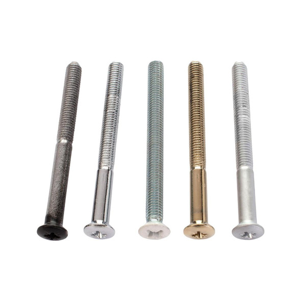 GreenteQ 2 x UPVC Door Handle Screws M6 x 70mm Reinforced Bolt Greenteq Alpha Replacement