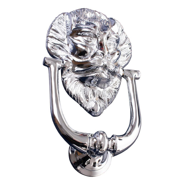 Prima Hardware Prima Lion Head Solid Brass Heavy Duty Door Knocker