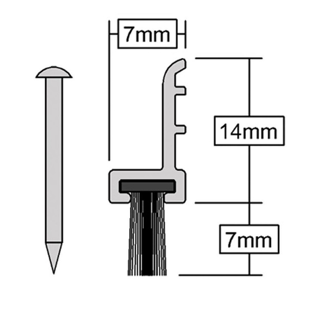 Stormguard Slikseal Around Door Seal Brush Draught Excluder 5 x 1050mm Stormguard Slikseal Around Door Seal Brush Draught Excluder 5 x 1050mm