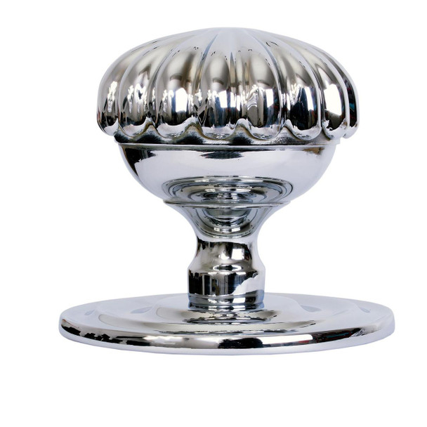 Prima Hardware Prima Peel Fluted Centre Pull Door Knob  3.15" 80mm Heavy Duty Solid Brass