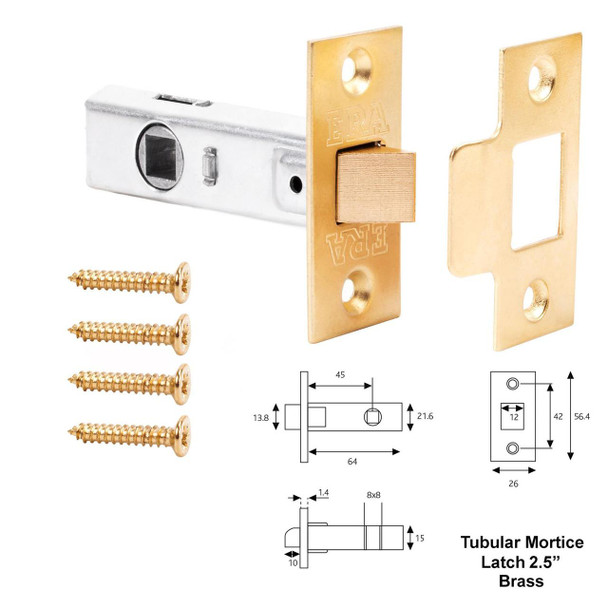 ERA Tubular Mortice Latch