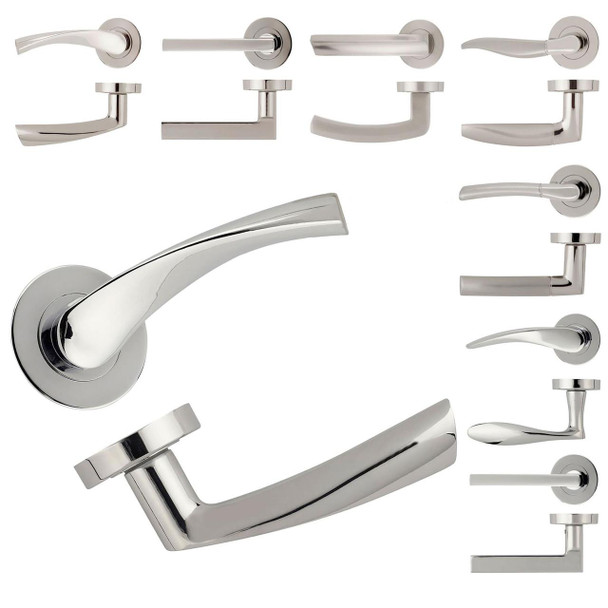 ERA Internal Door Handle Pair Lever on Rose