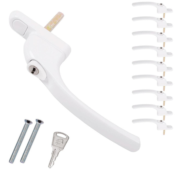 Avocet 10 x Avocet Affinity Plus Inline Espag UPVC Window Handle