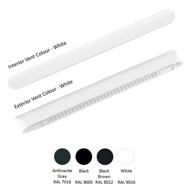 Yale Window Trickle Vent SlotVent 2500 4000 5000EA Noise Reduction