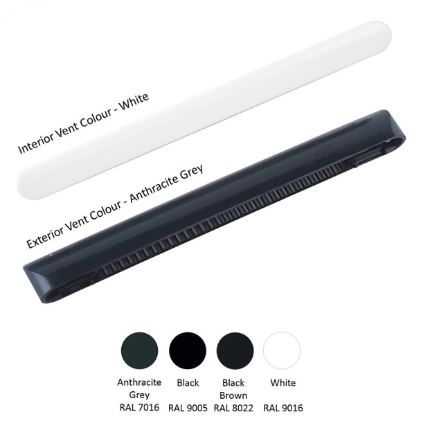 Yale Window Trickle Vent SlotVent 2500 4000 5000EA Noise Reduction